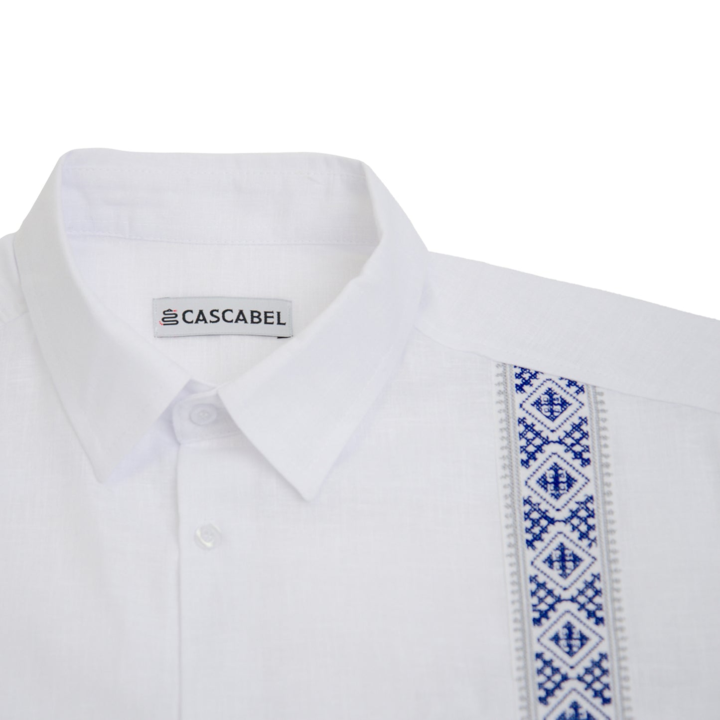 Guayabera El Vaquero - Dallas Cowboys colors - Blue and Silver