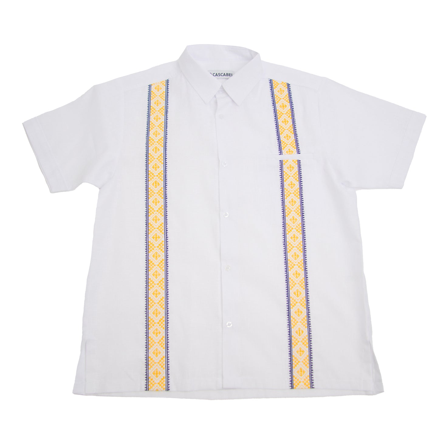 Guayabera Flying Scot - Highland Park Scots colors