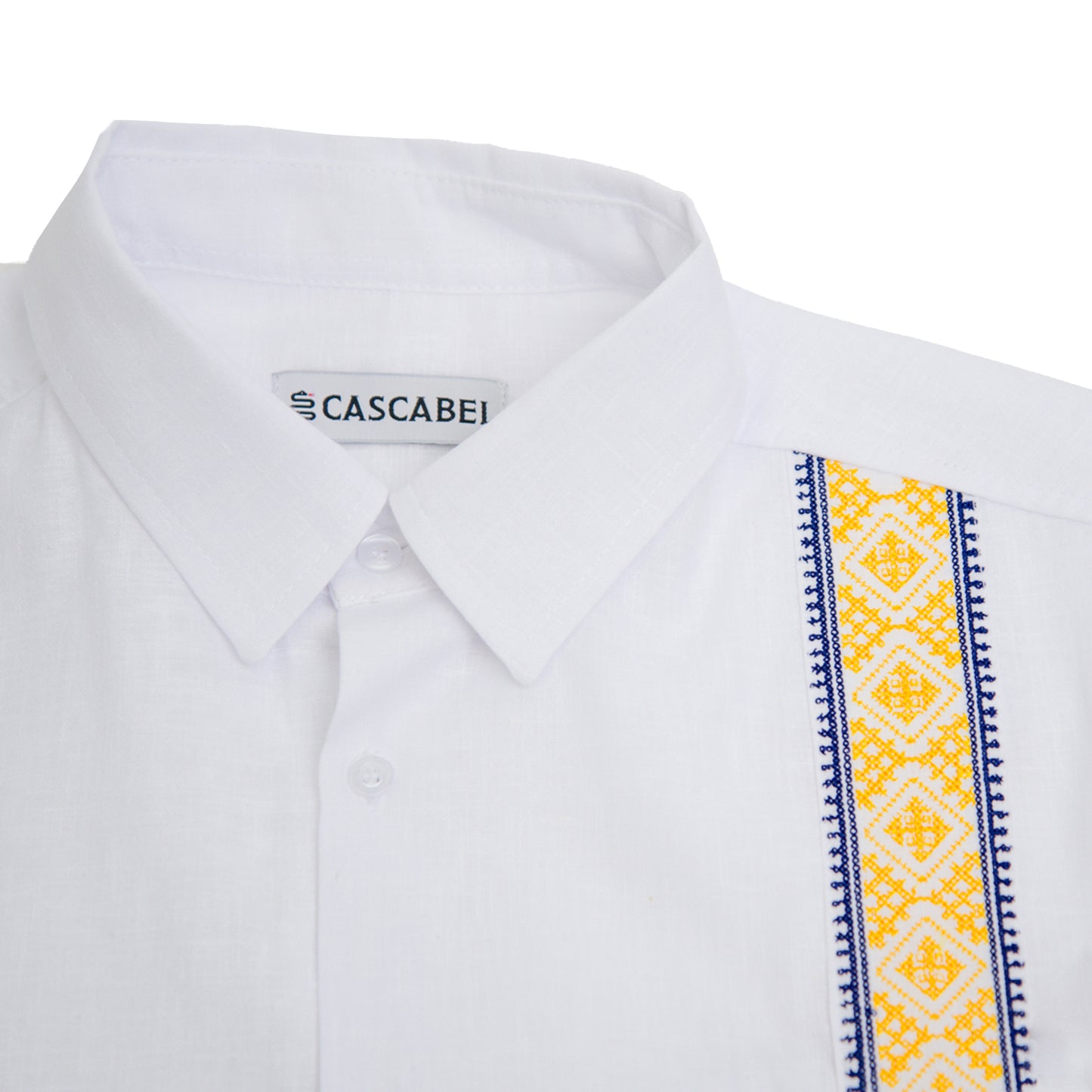 Guayabera Flying Scot - Highland Park Scots colors