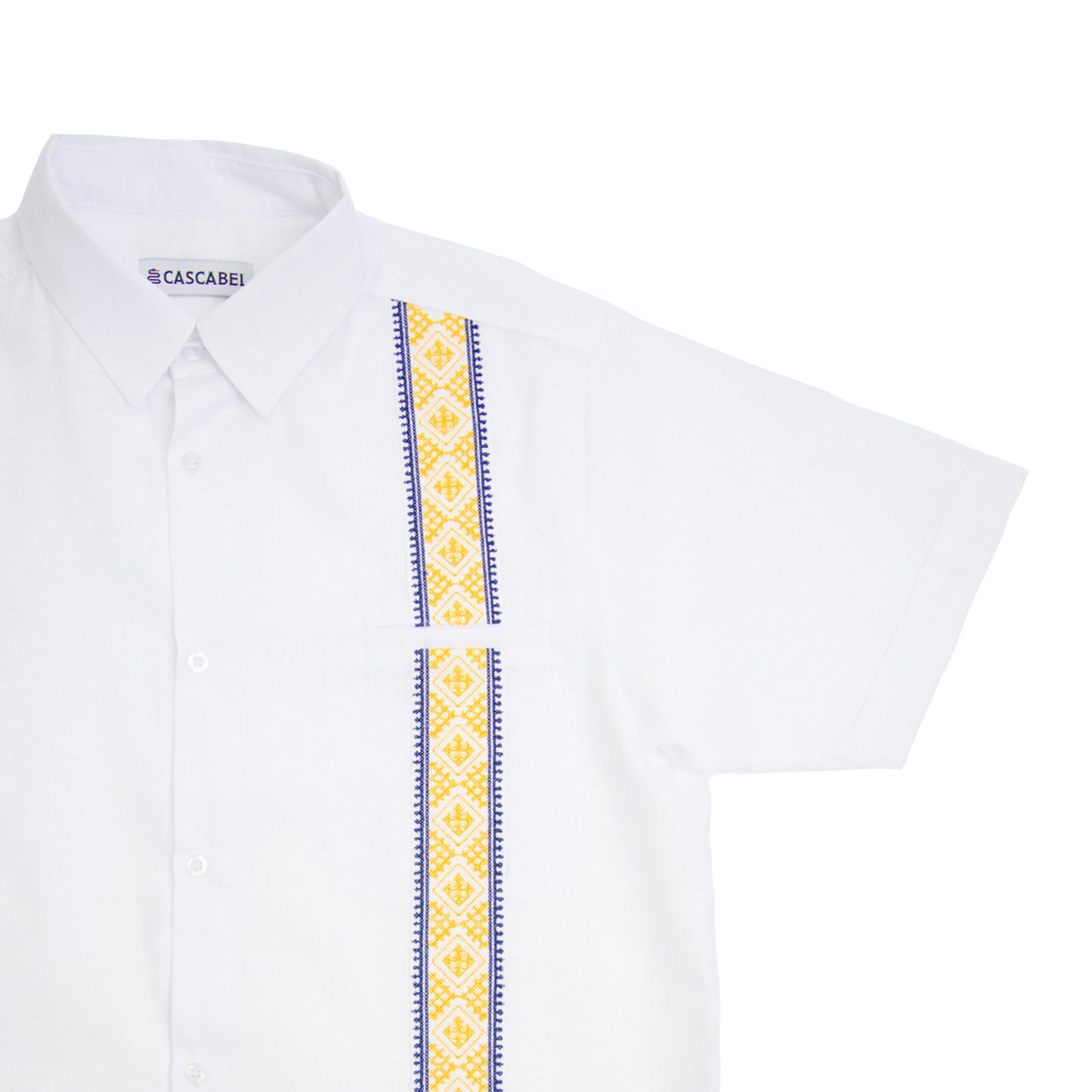 Guayabera Flying Scot - Highland Park Scots colors