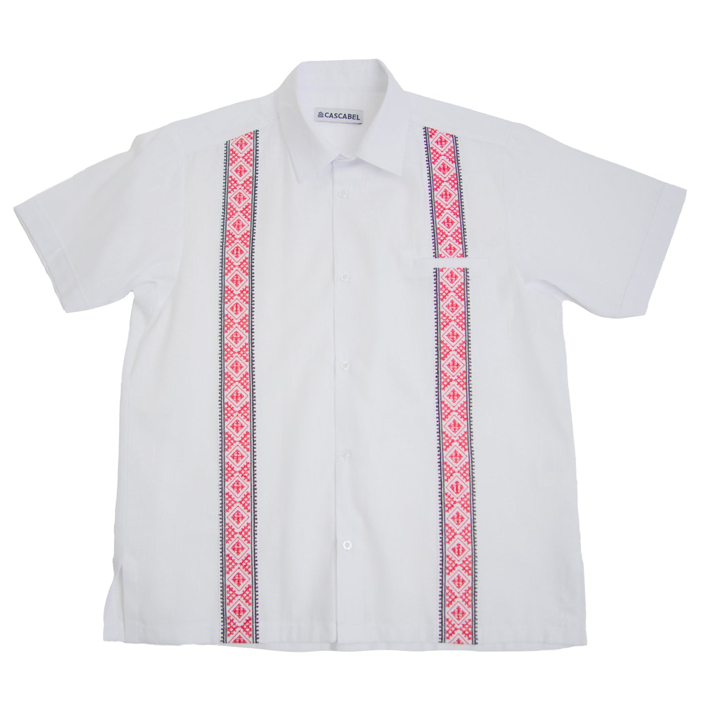 Guayabera El Buldog - Georgia UGA Bulldog colors