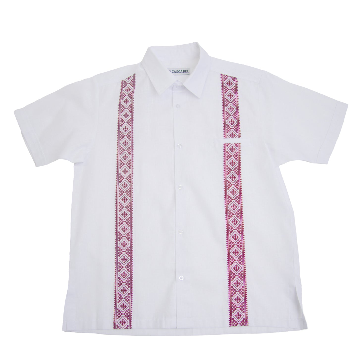 Guayabera Brazos -Texas A&M colors