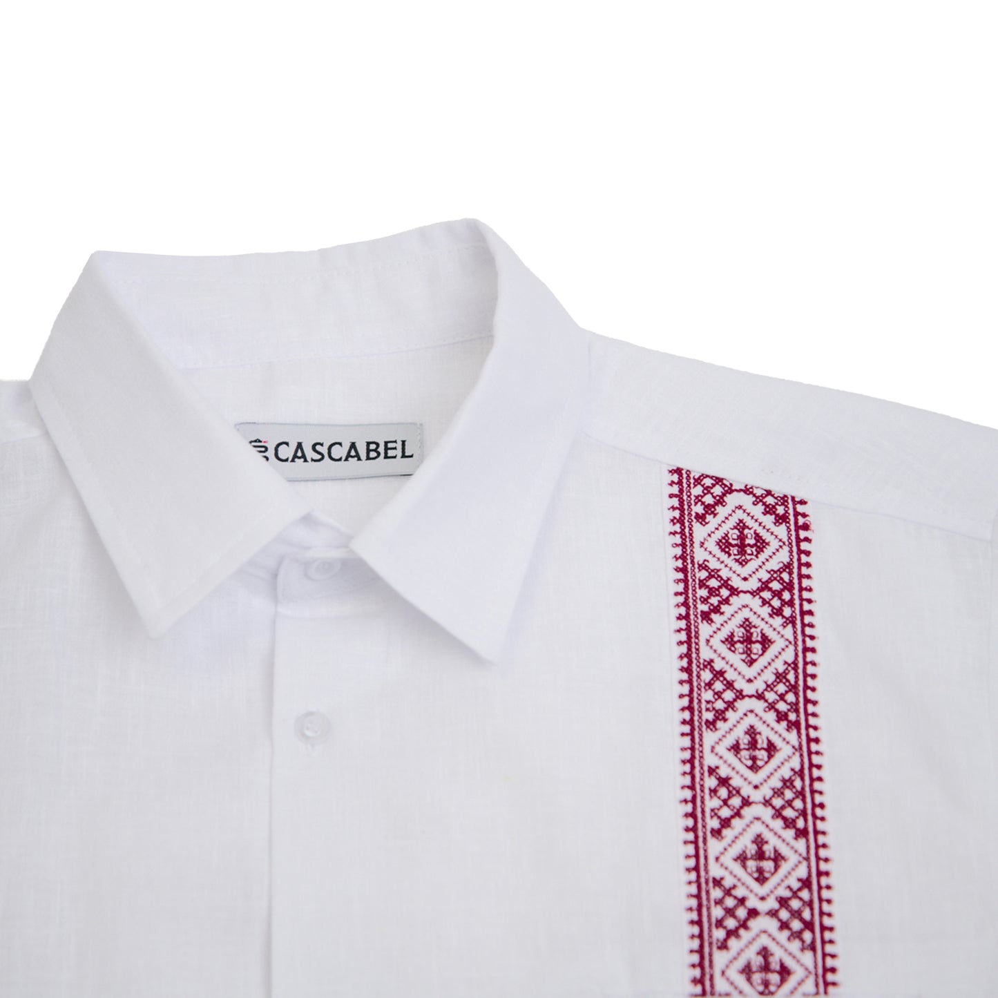 Guayabera Brazos -Texas A&M colors